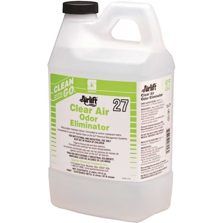 Spartan Chemical Airlift Clear Air Odor Eliminator 2 Liter Lime Twist Scent Air Neutralizer 480702